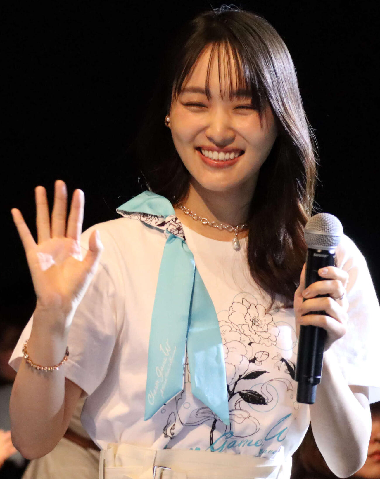 映画「チェイサーゲームW　水魚の交わり」の完成報告イベントに出席した菅井友香