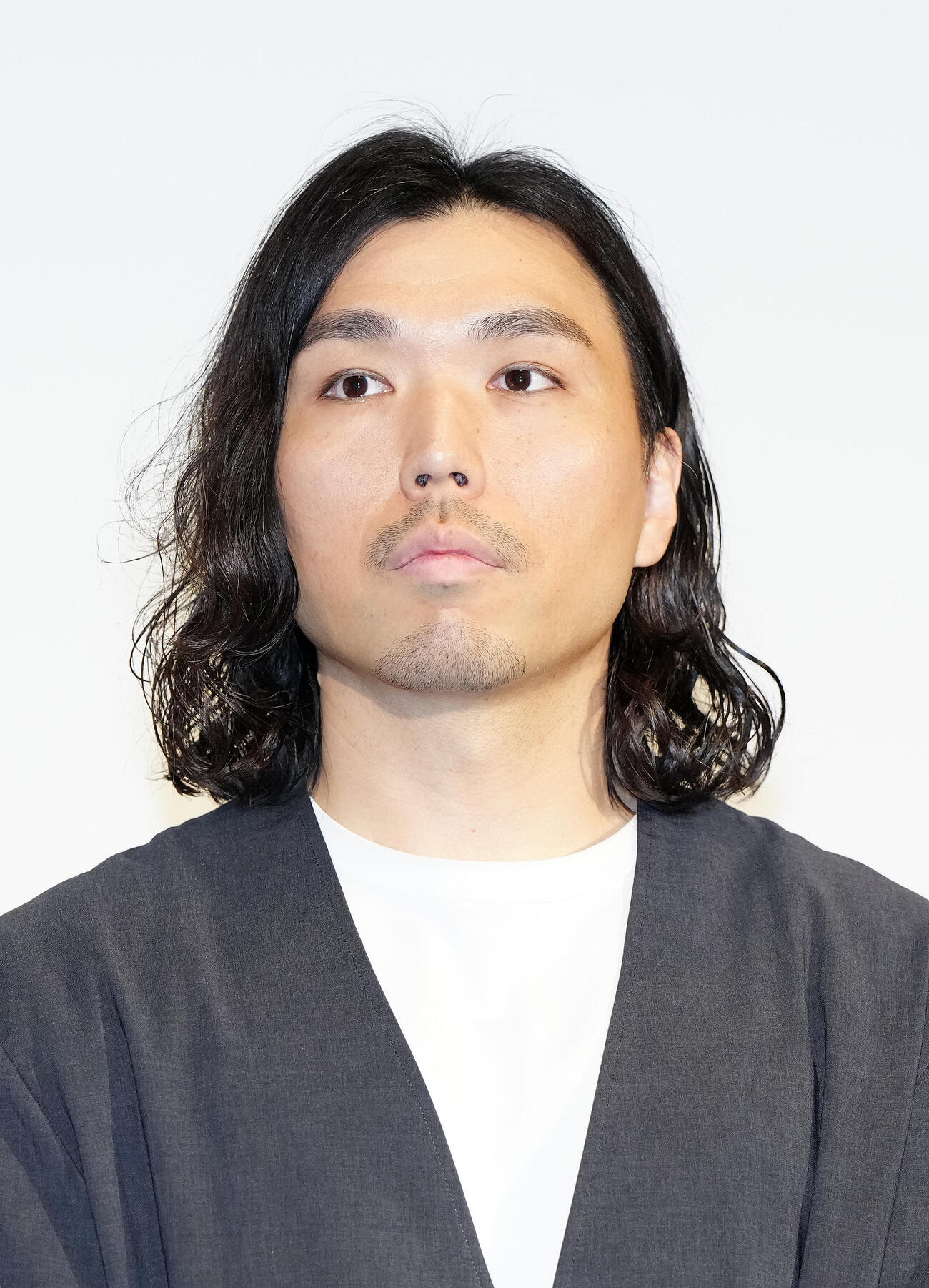 映画「90メートル」公開記念舞台あいさつを行う中川駿監督（撮影・江口和貴）