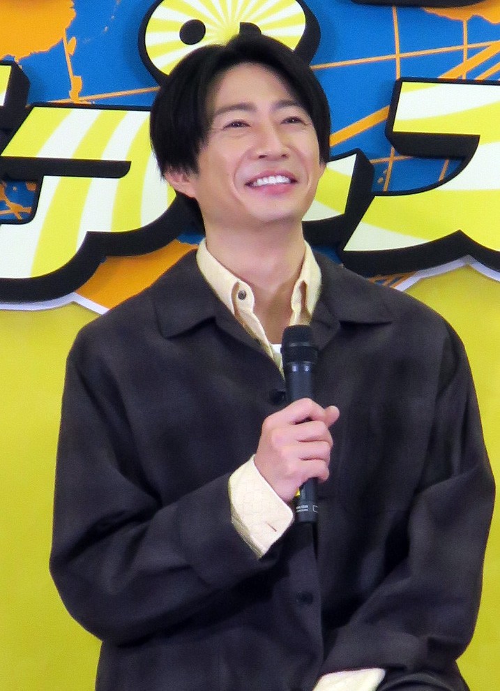 NHK新番組「世界で開け！ひみつのドアーズ」取材会に登場した相葉雅紀