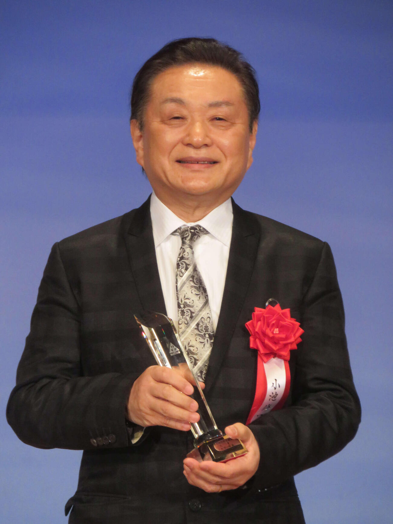 「第47回松尾芸能賞」で大賞を受賞した小池修一郎氏（撮影・川田和博）