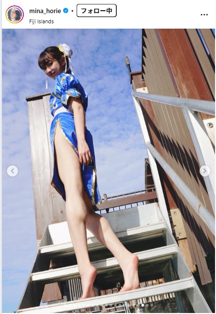 堀江聖夏のインスタグラムから