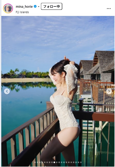 堀江聖夏のインスタグラムから