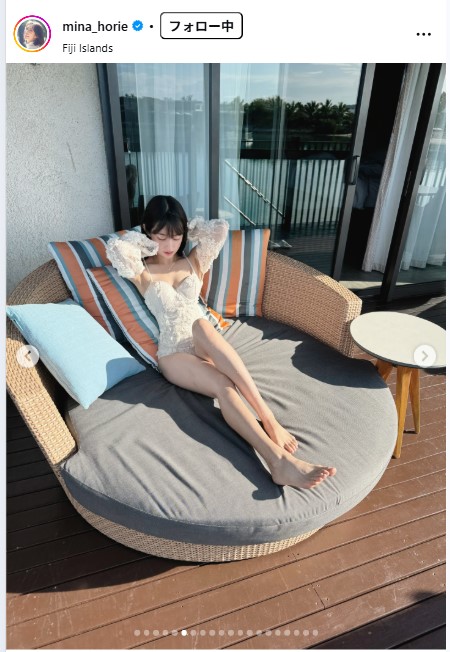 堀江聖夏のインスタグラムから