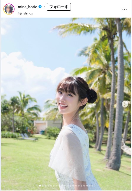 堀江聖夏のインスタグラムから