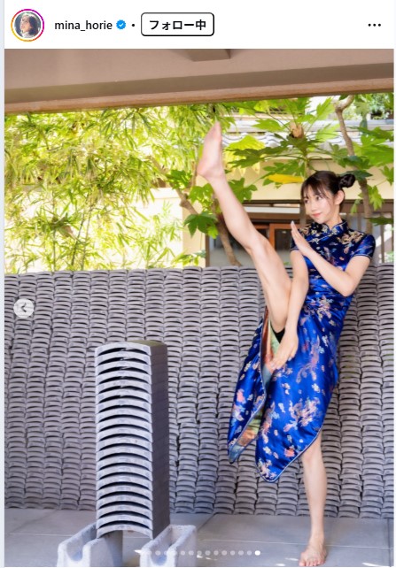 堀江聖夏のインスタグラムから