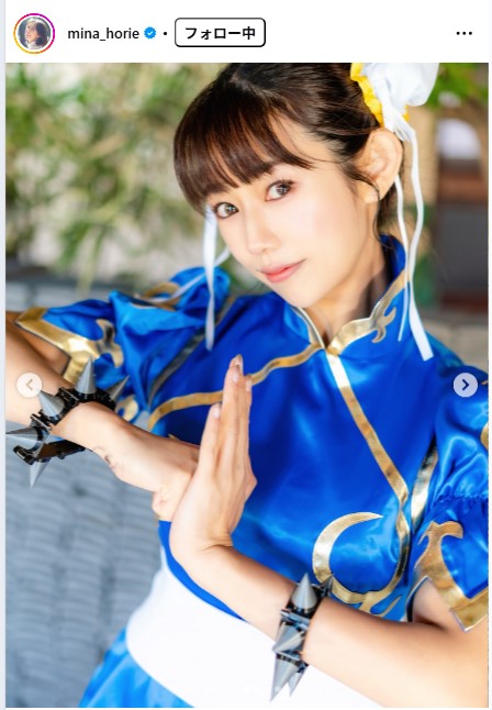 堀江聖夏のインスタグラムから
