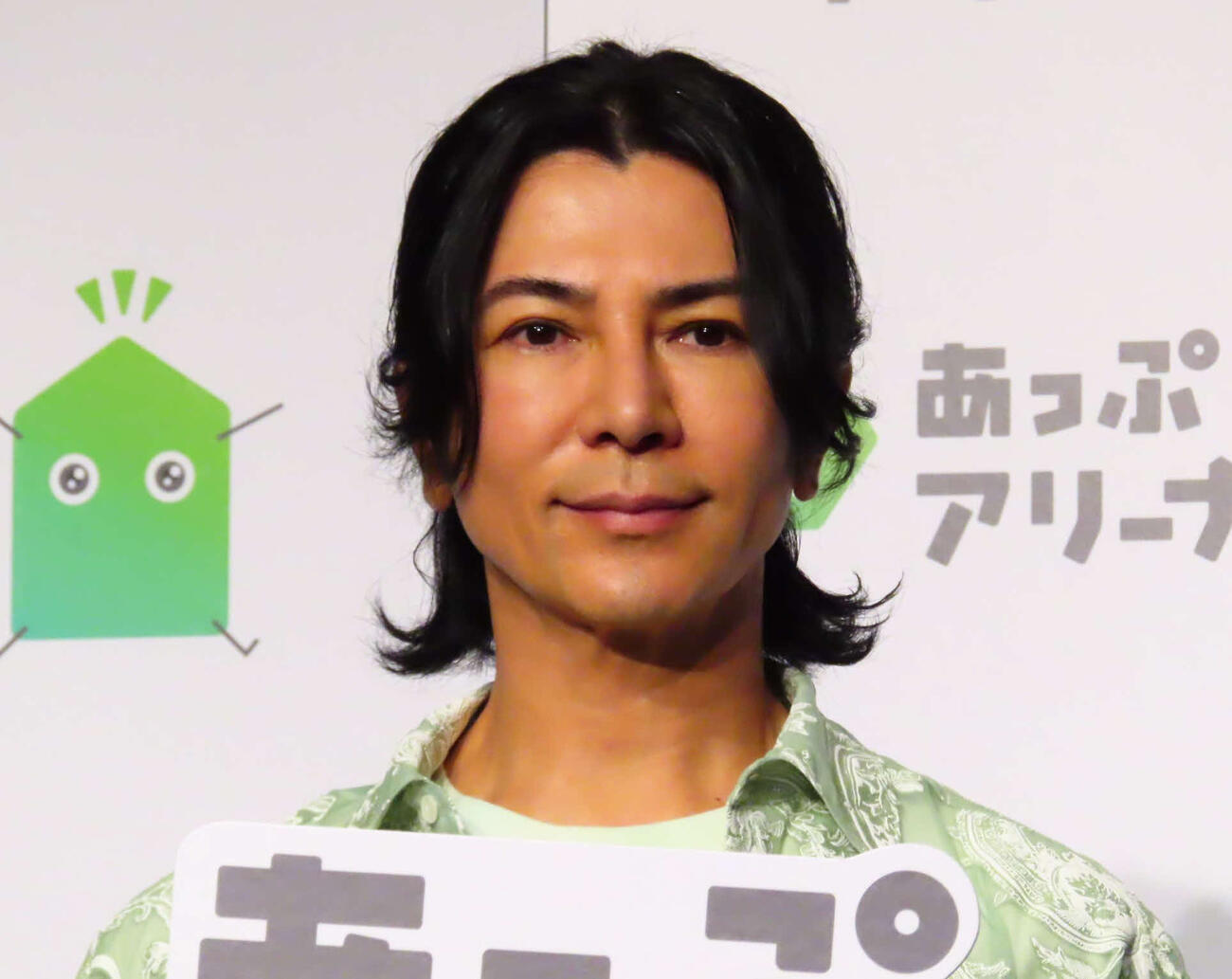 「あっぷアリーナ！」ローンチ発表会に出席した武田真治