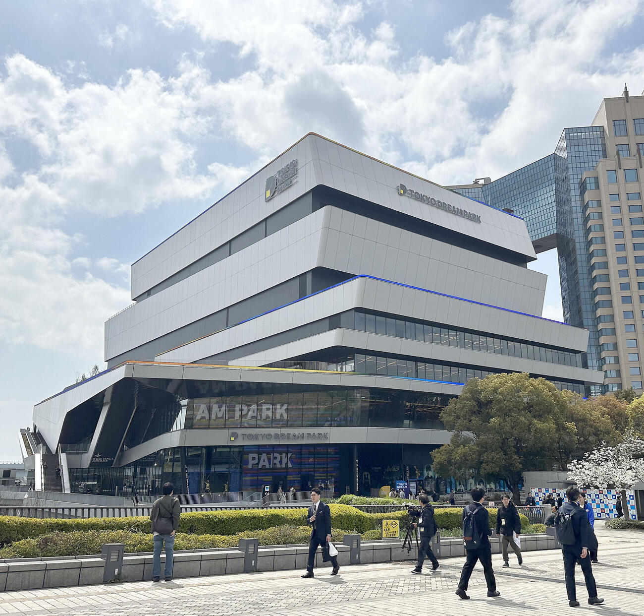 テレビ朝日が開業した複合型エンタテイメント施設「東京ドリームパーク」（撮影・千葉一成）