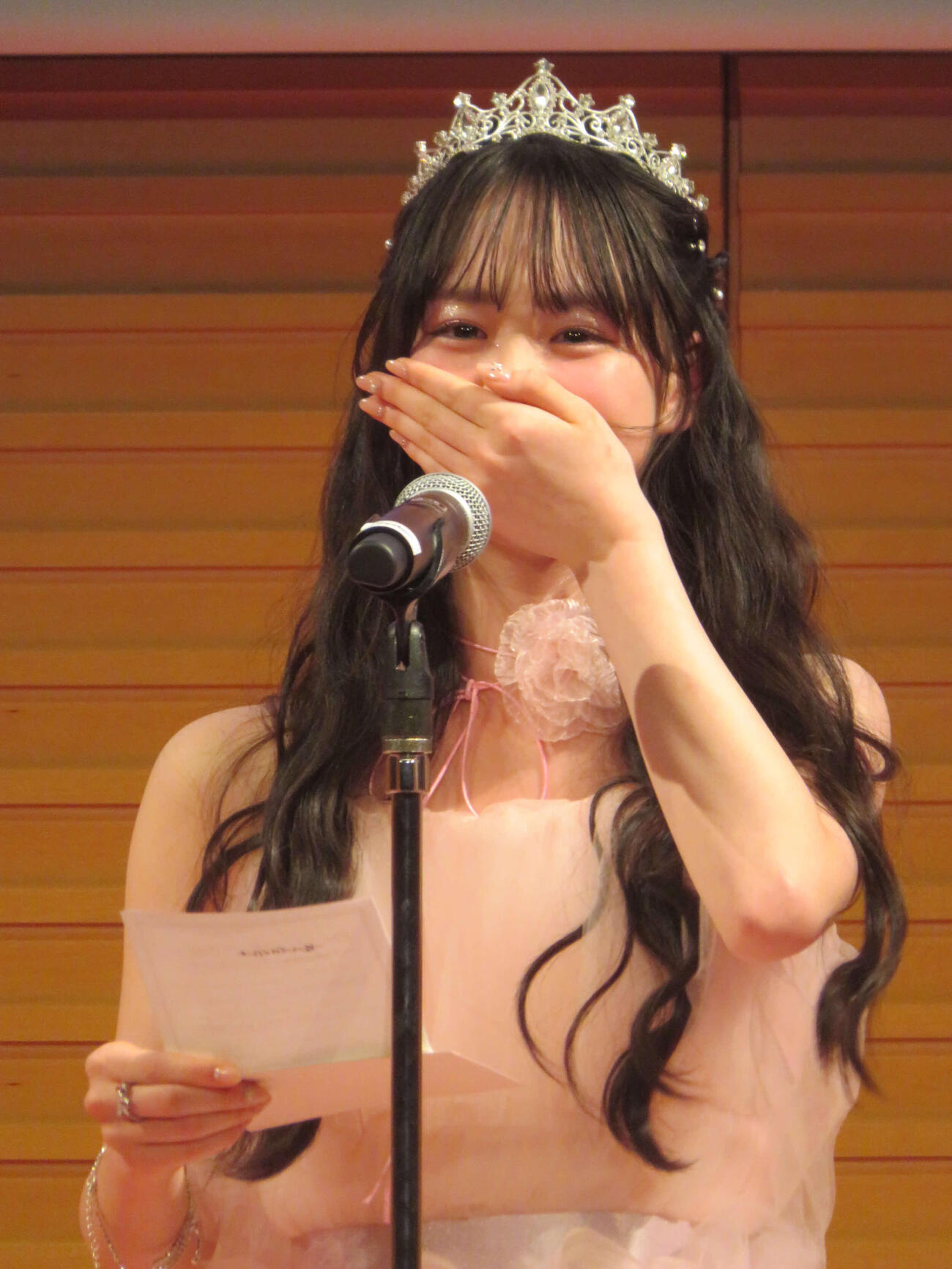 「ニコラ卒業式2026」に出席した佐々木花奈（撮影・川田和博）