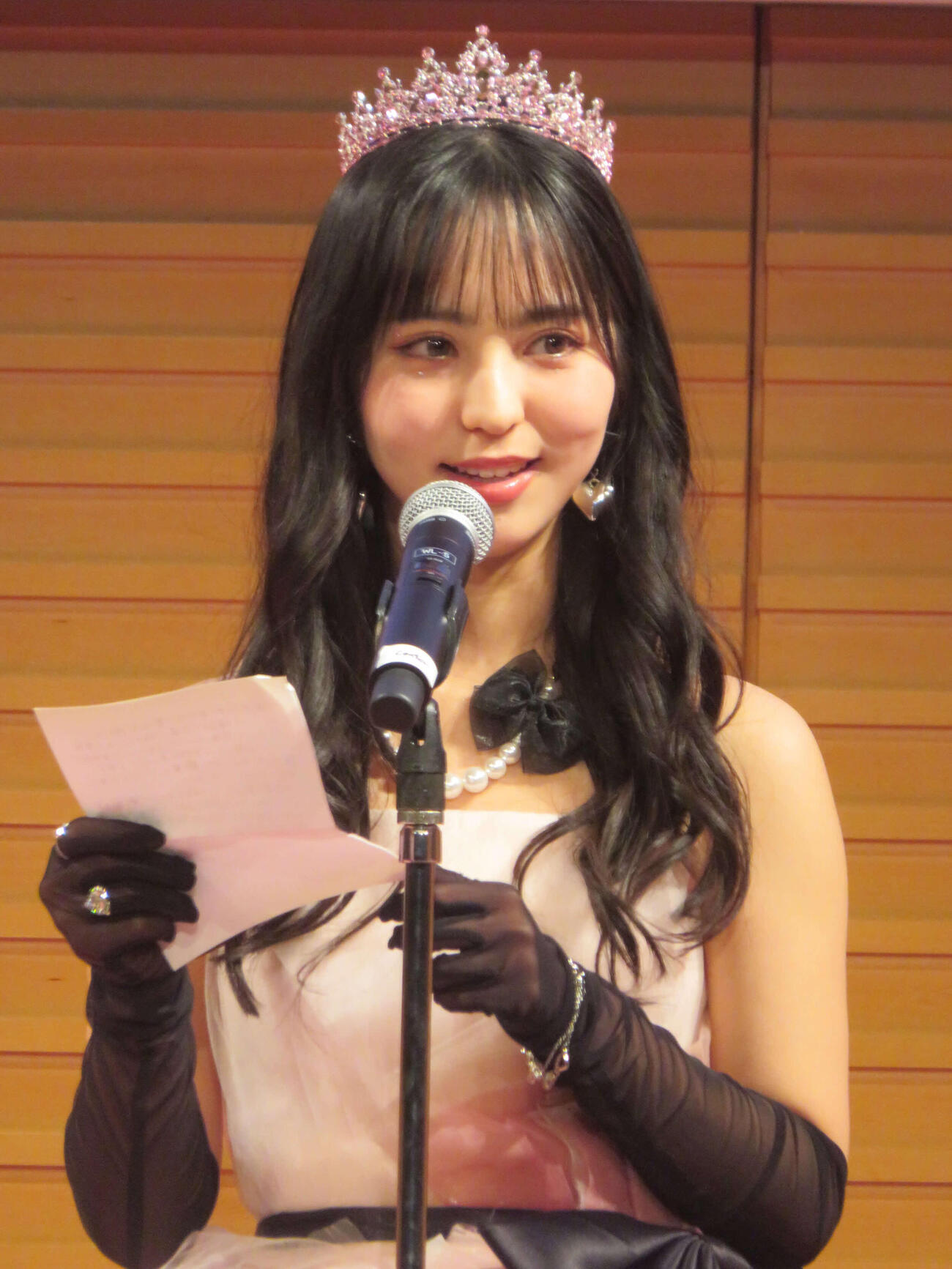 「ニコラ卒業式2026」に出席した松田美優（撮影・川田和博）