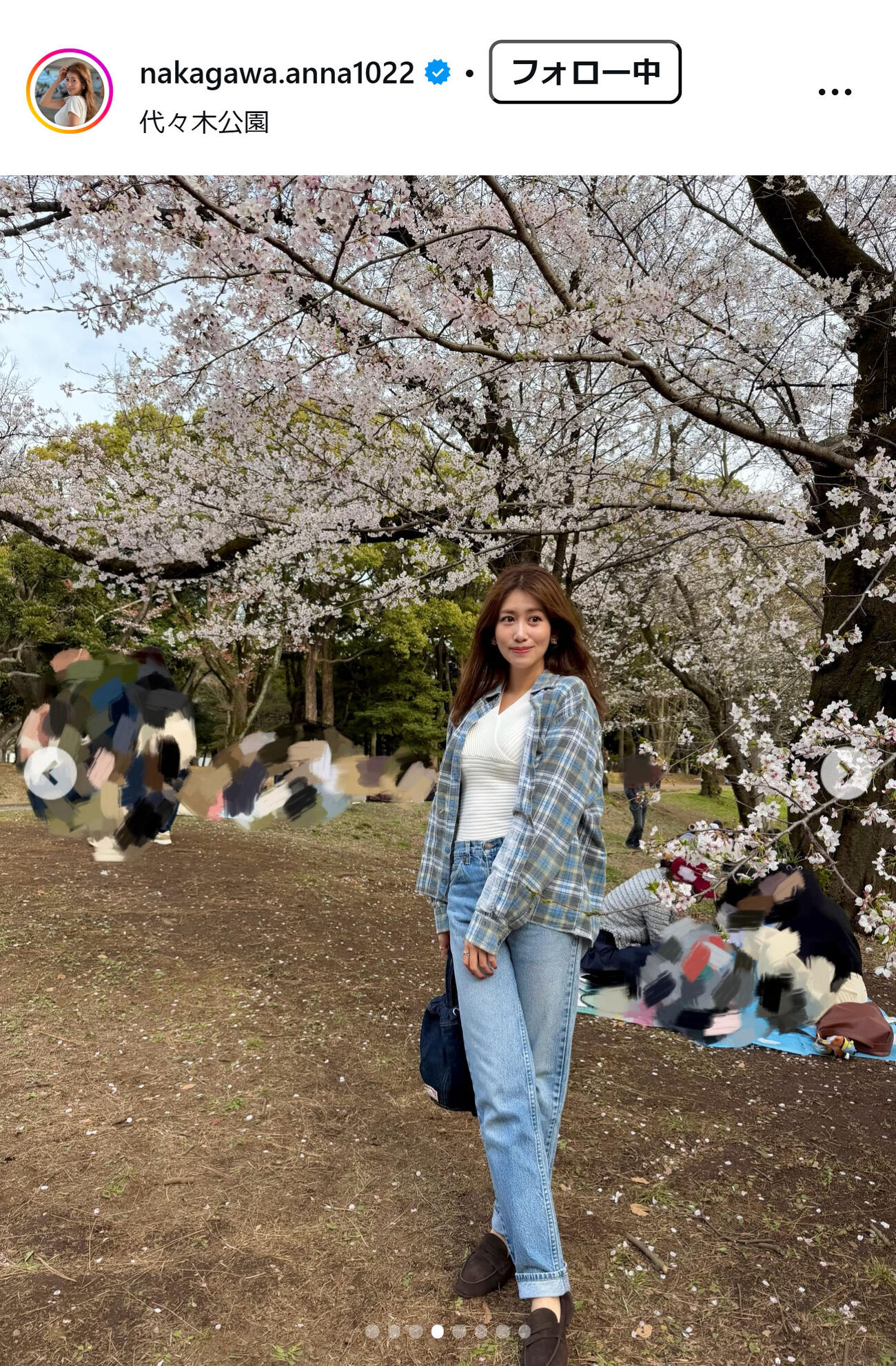 中川安奈のインスタグラムから