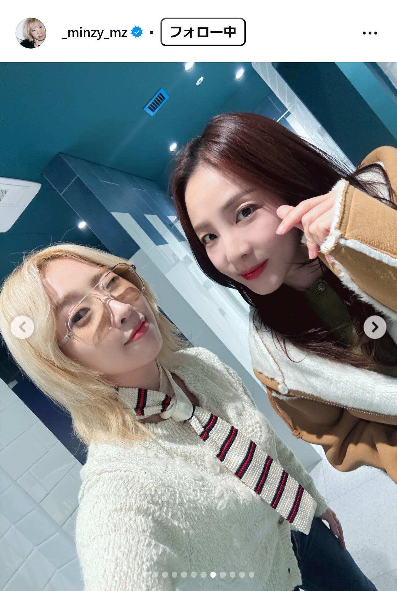 Minzyのインスタグラムから