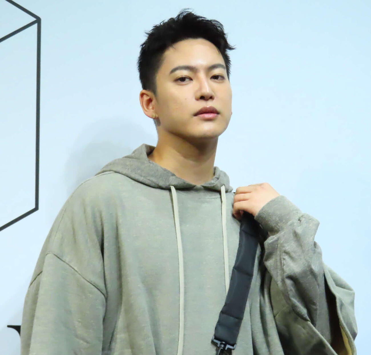 「MASU BAG」販売記念記者会見を行った三山凌輝