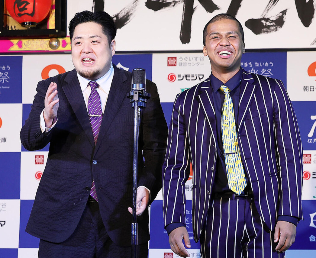 センチネルの大誠（左）とトミサット（2024年2月撮影）