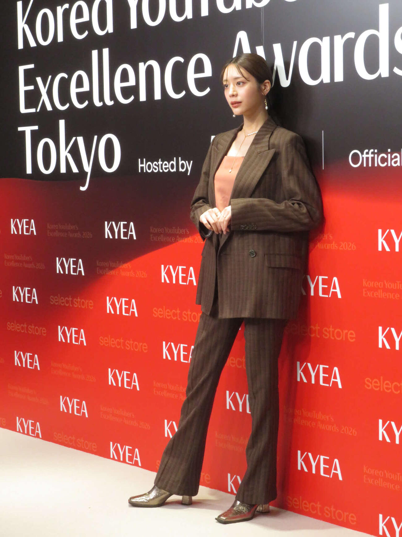 「Korea YouTuber’s Excellence Awards 2026 Tokyo」に出席した貴島明日香