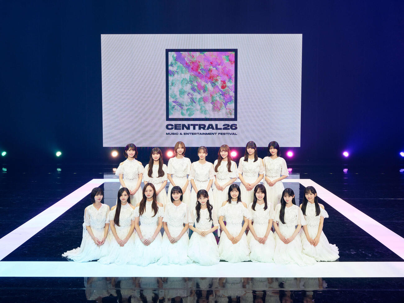 初日公演に出演した乃木坂46（撮影：きるけ。／MMT）