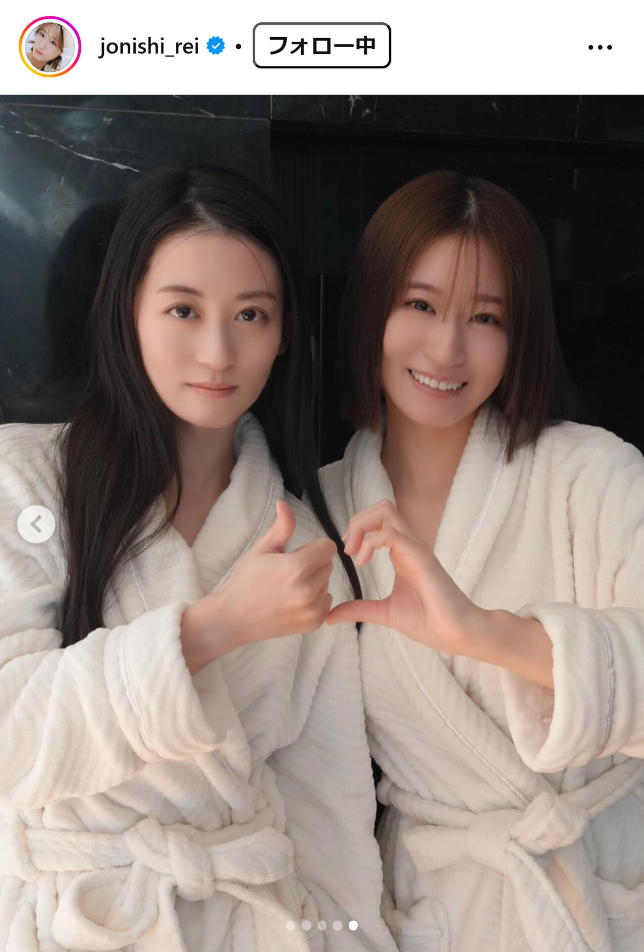 上西怜のインスタグラムから