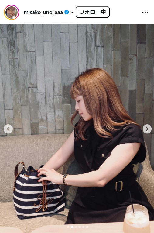 宇野実彩子のインスタグラムから