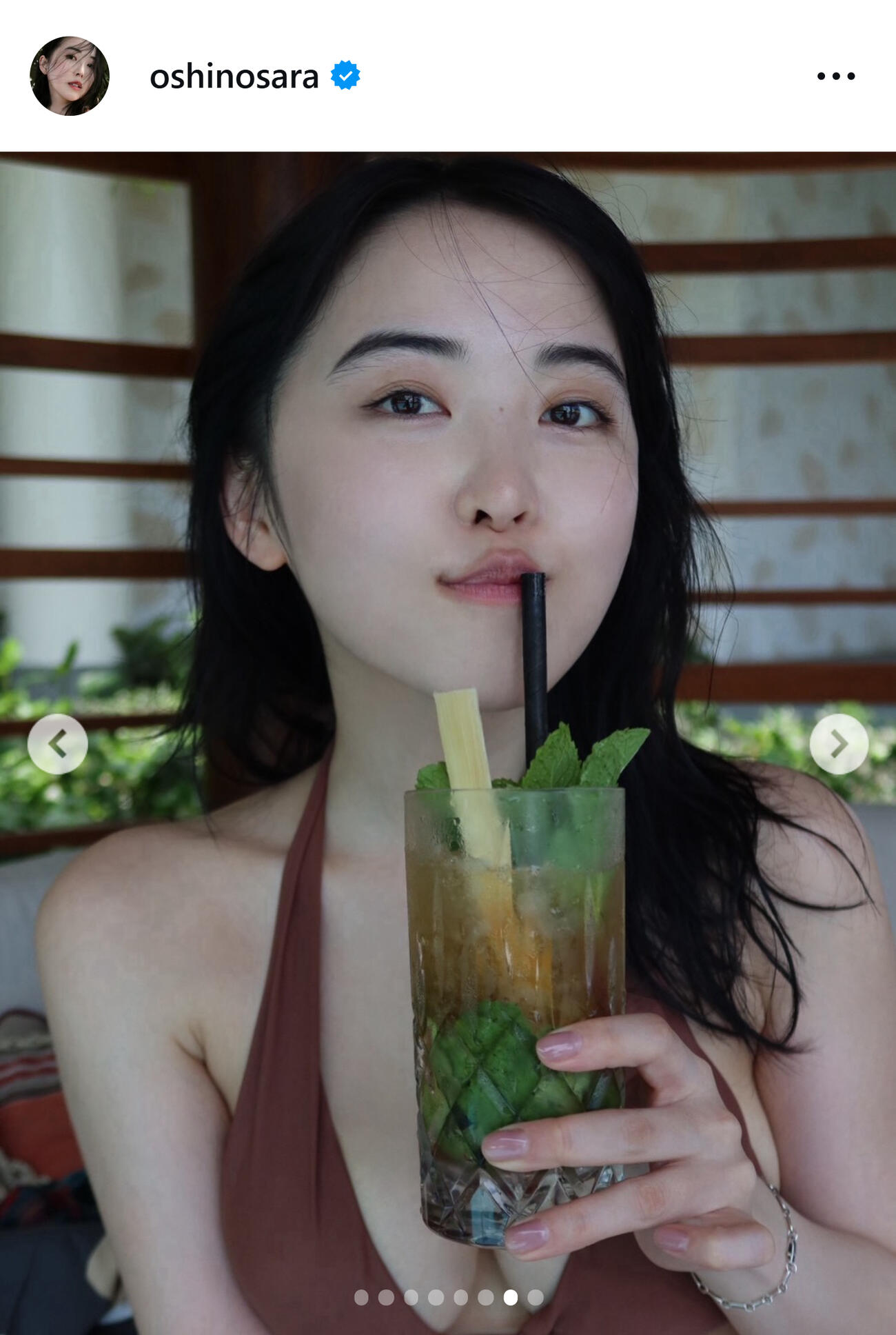 おしの沙羅のインスタグラムから