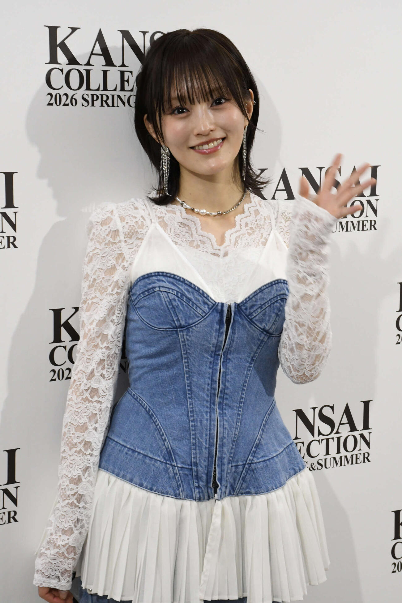 10年ぶりに「カンサイコレクション」に出演した山本彩（撮影・阪口孝志）