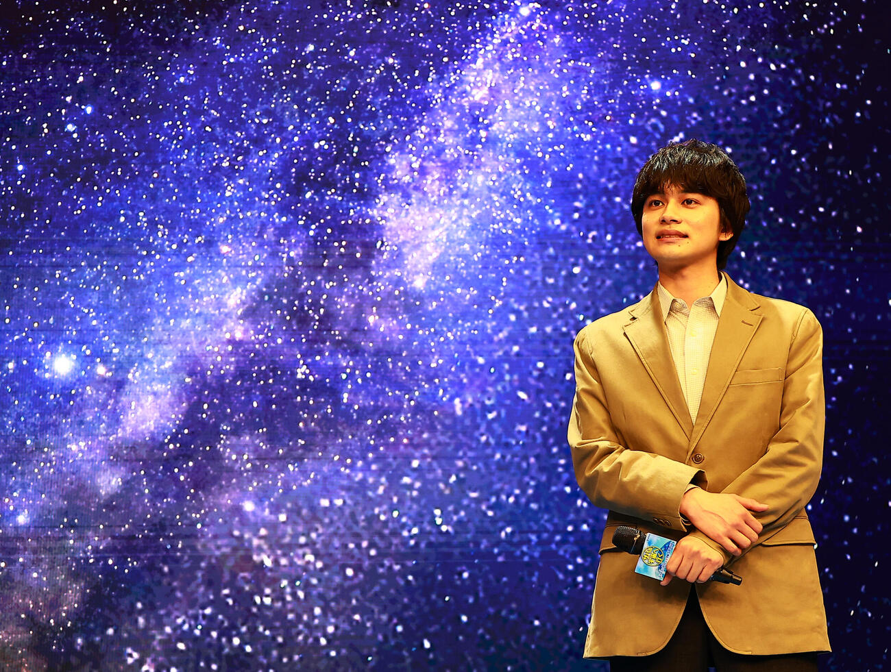 フジテレビのドラマ「サバ缶、宇宙へ行く」制作発表会見に登場した北村匠海（撮影・野上伸悟）
