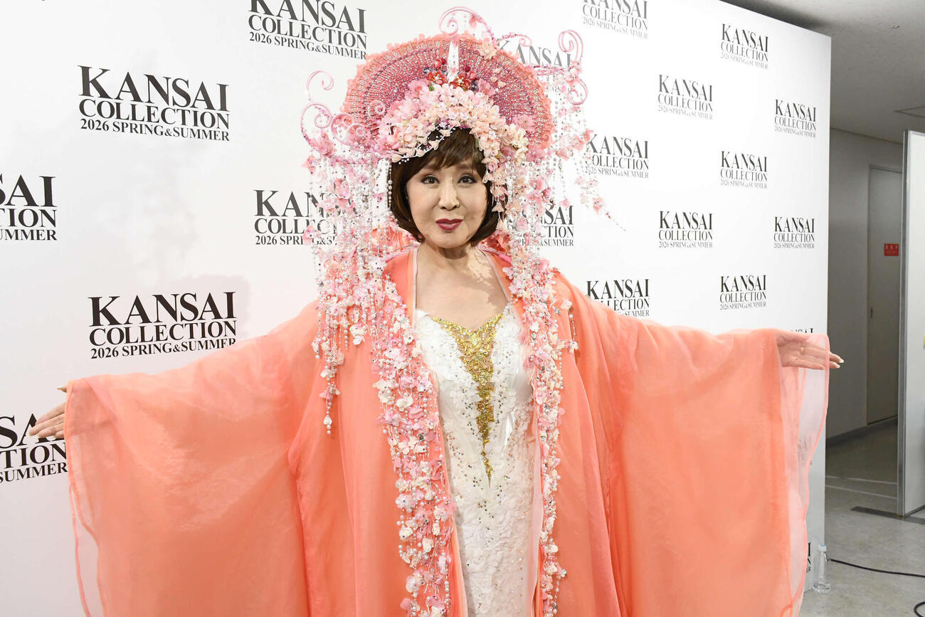 「カンサイコレクション　2026S／S」に降臨した小林幸子（撮影・阪口孝志）