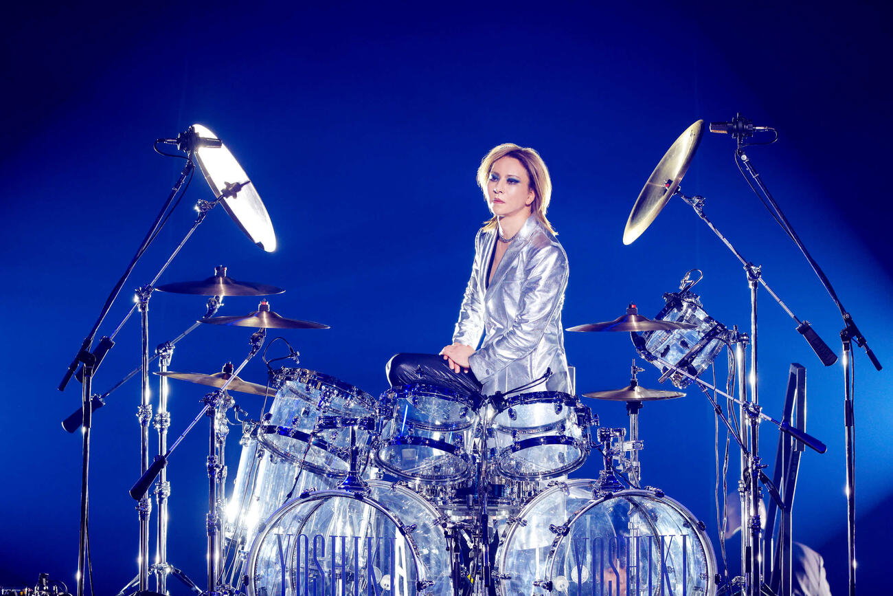 約2年半ぶりにドラムソロのフルパフォーマンスを披露したYOSHIKI