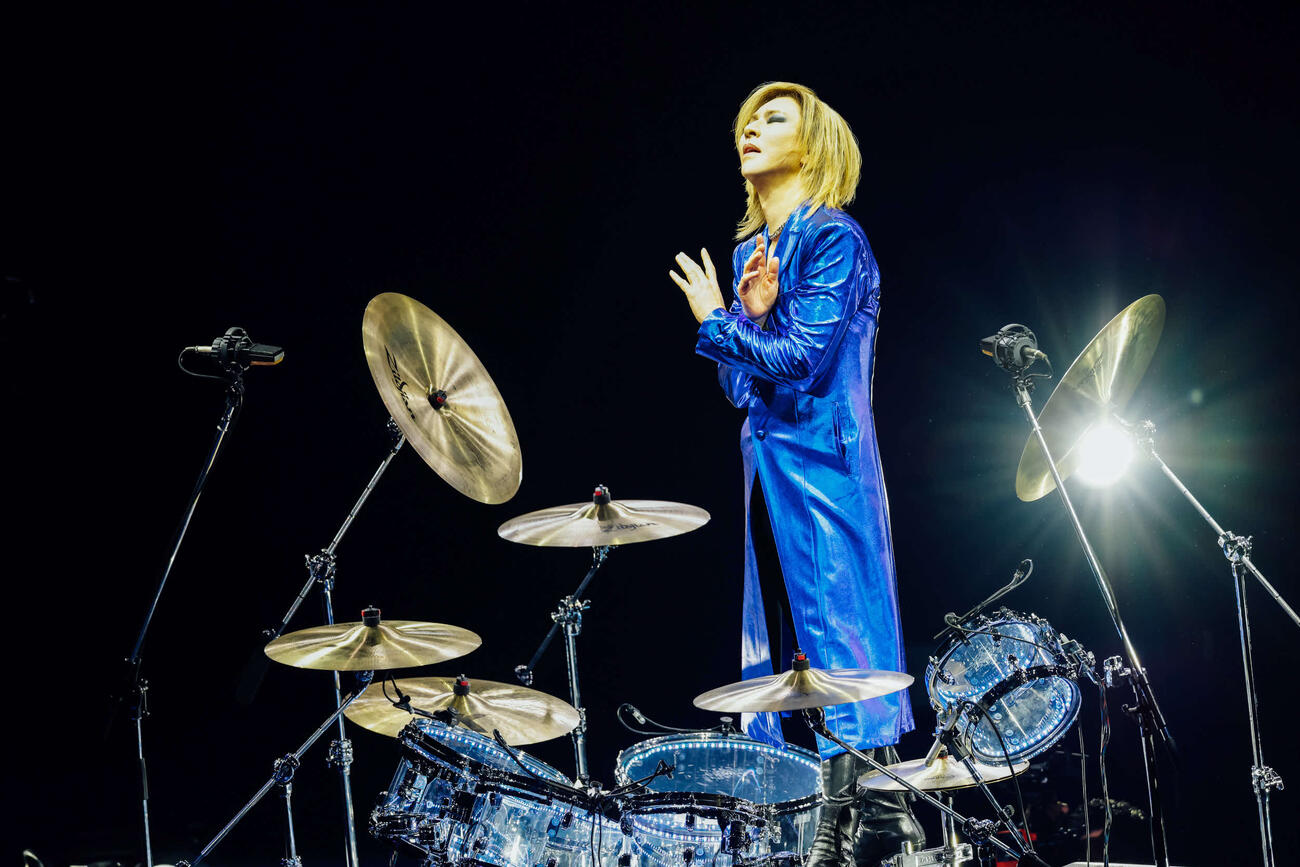 約2年半ぶりにドラムソロのフルパフォーマンスを披露したYOSHIKI