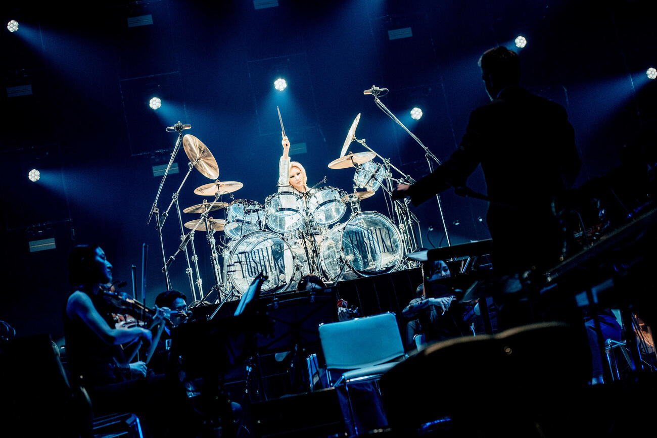 約2年半ぶりにドラムソロのフルパフォーマンスを披露したYOSHIKI