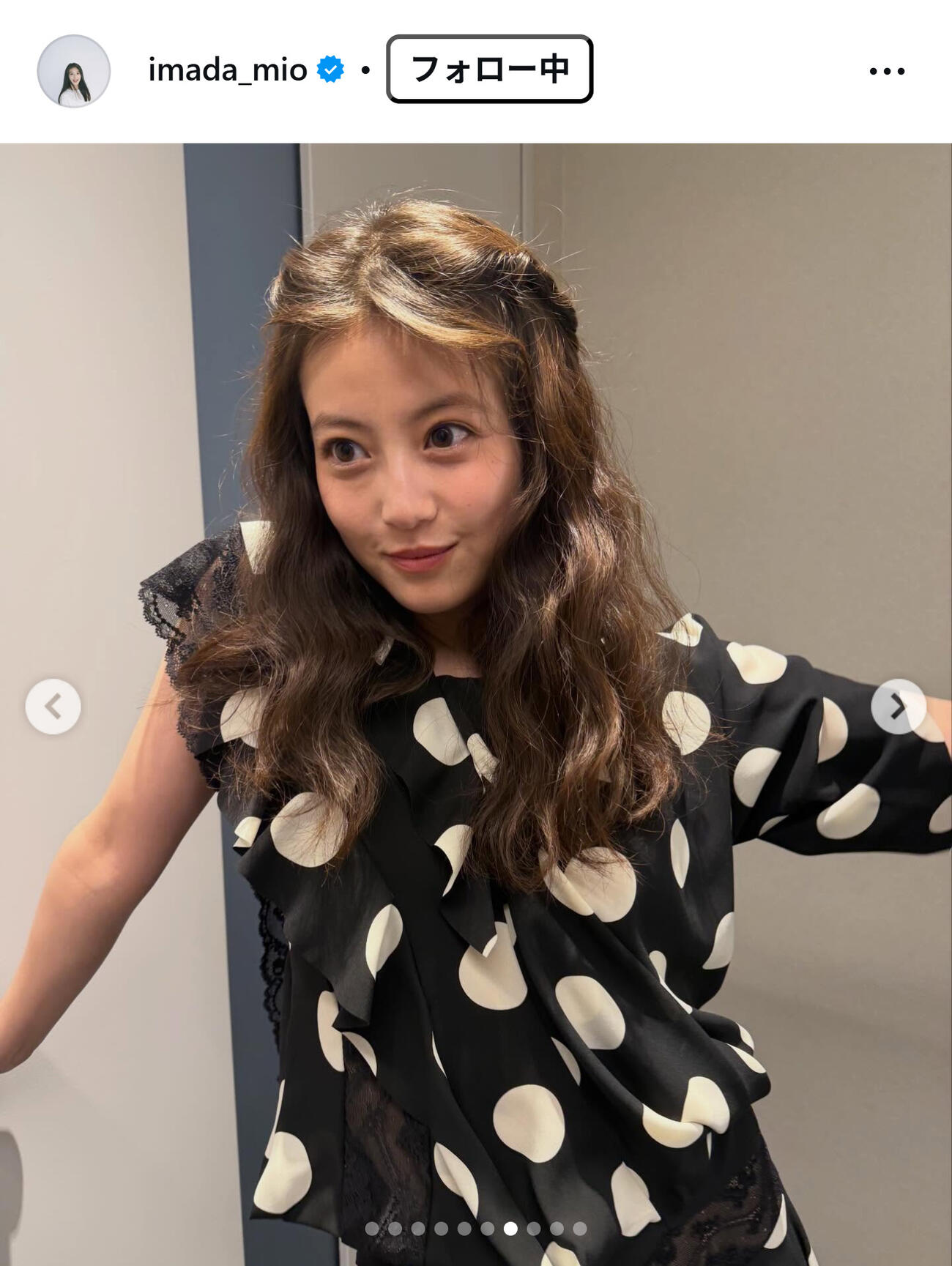 今田美桜のインスタグラムから