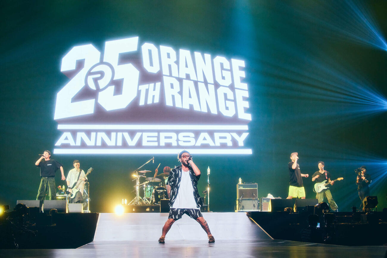音楽フェス「CENTRAL MUSIC＆ENTERTAINMENT FESTIVAL 2026」2日目に出演したORANGE RANGE（撮影・きるけ。／MMT）