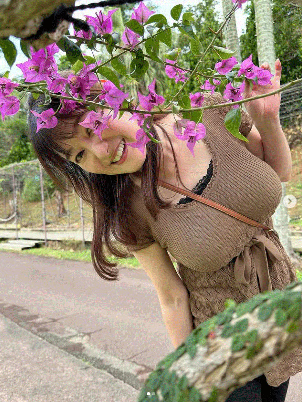 竹中知華アナのインスタグラムから