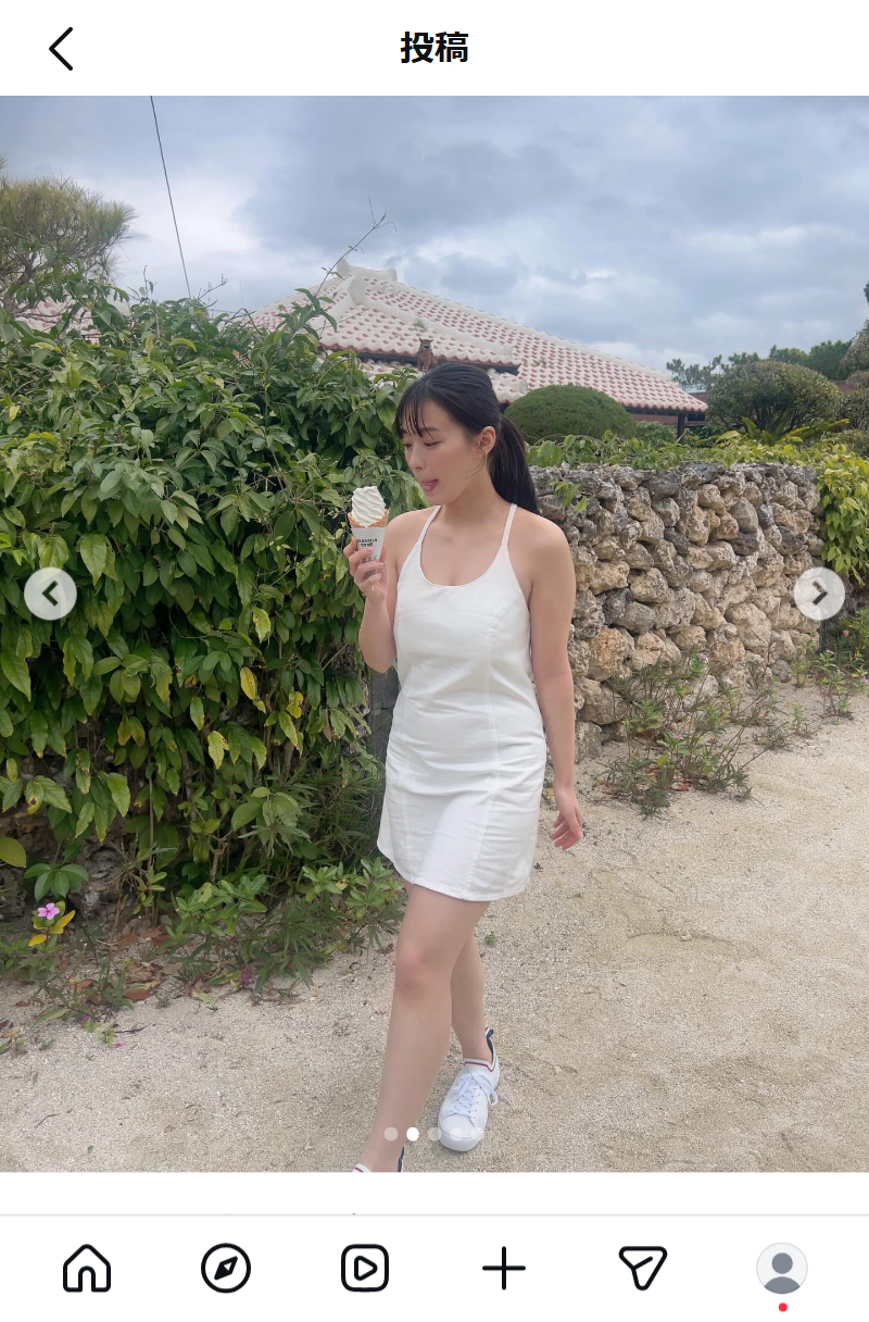髙野真央のインスタグラムから