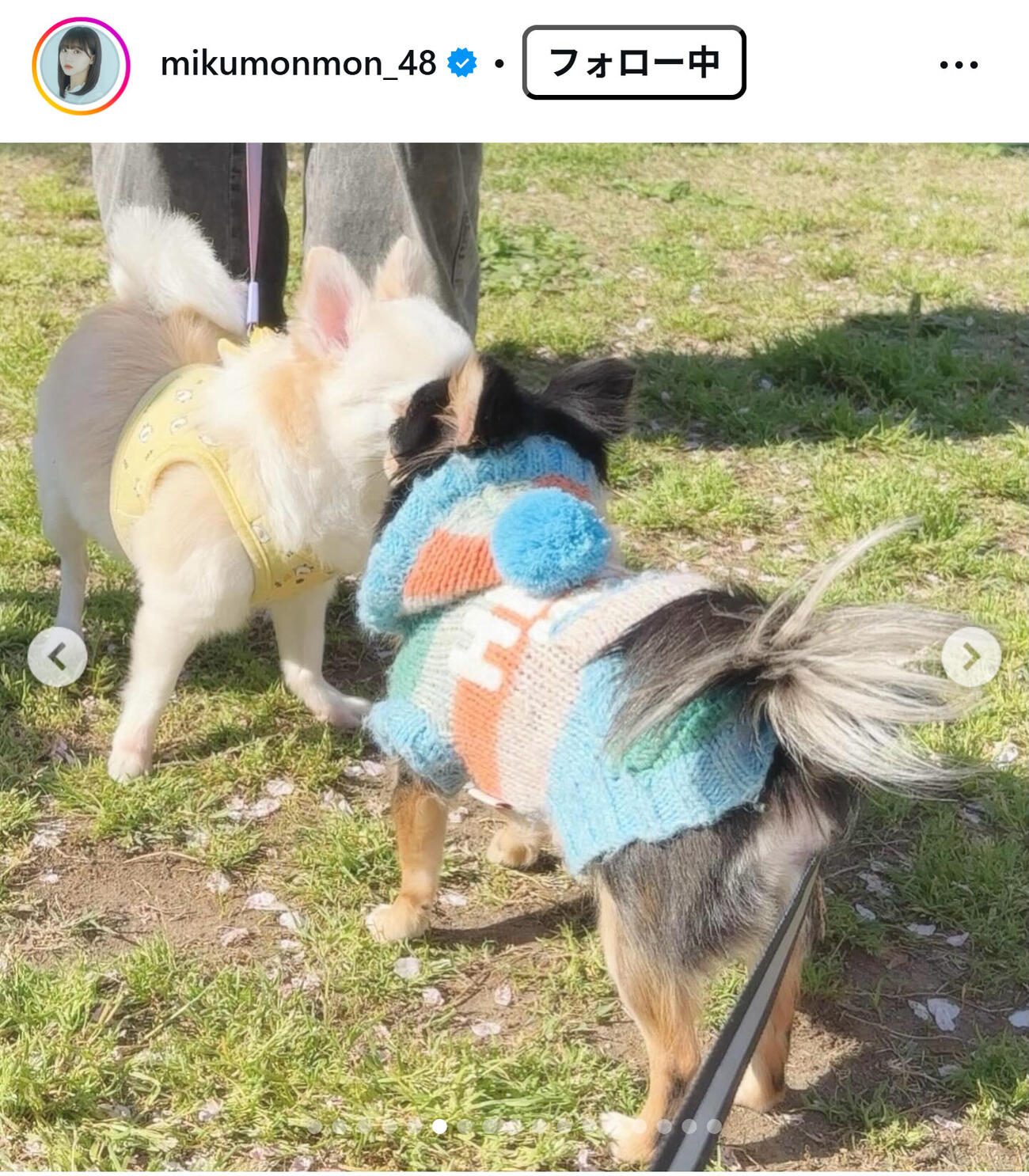 田中美久のインスタグラムから