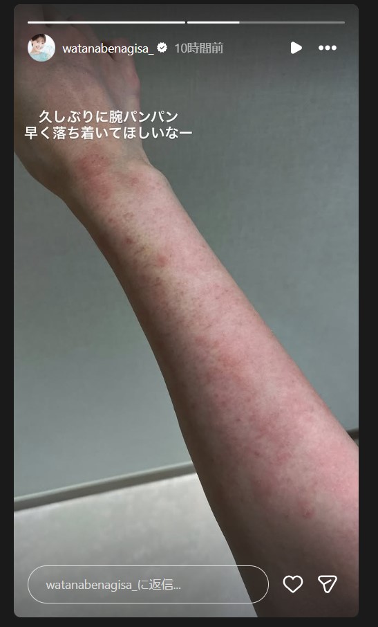 渡邊渚のインスタグラムから