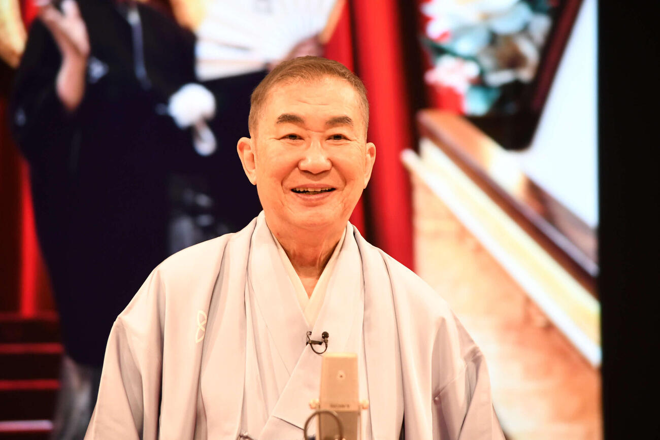 「桂文枝」「桂三枝」の名前への思いを語った桂文枝（撮影・阪口孝志）