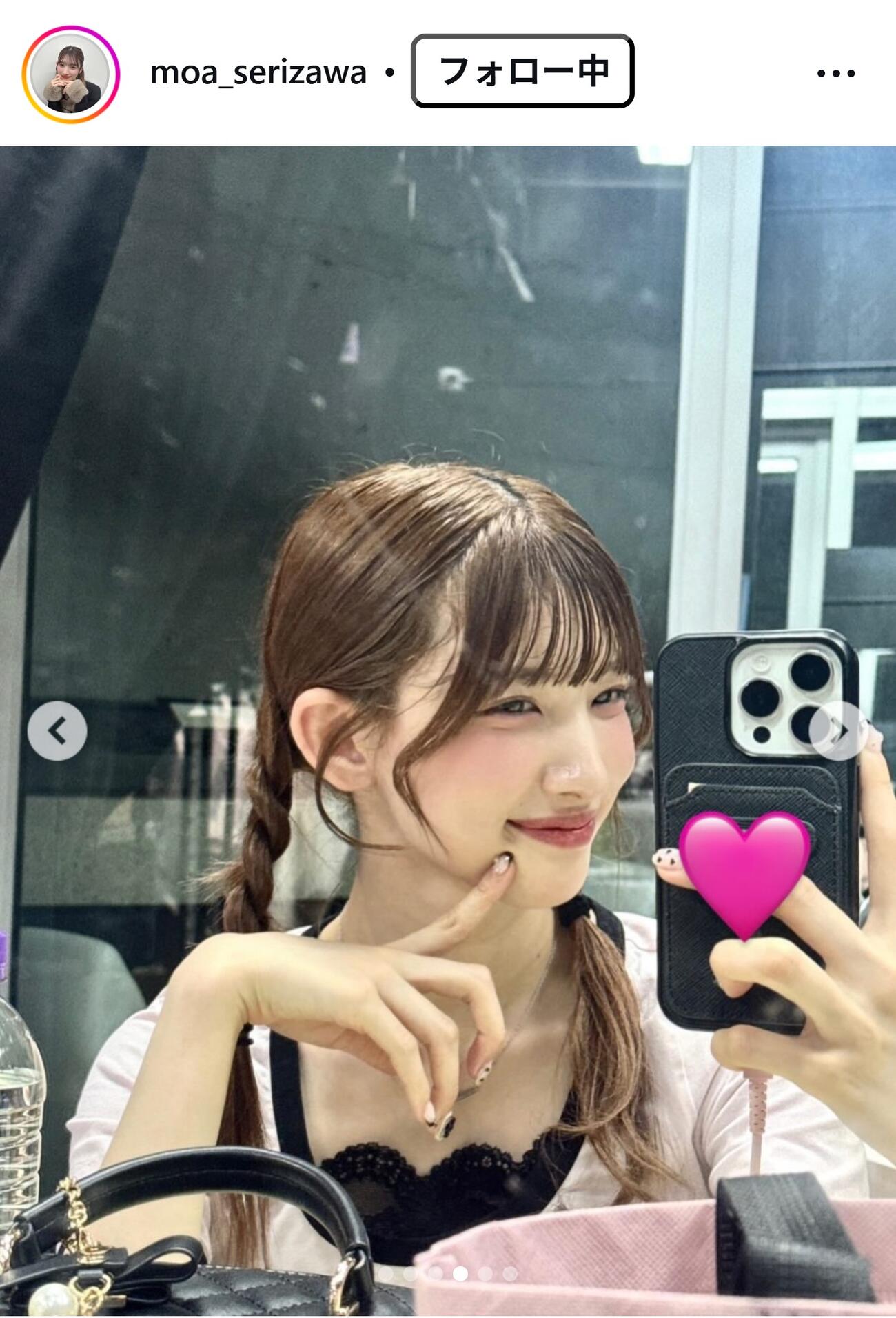芹澤もあのインスタグラムから