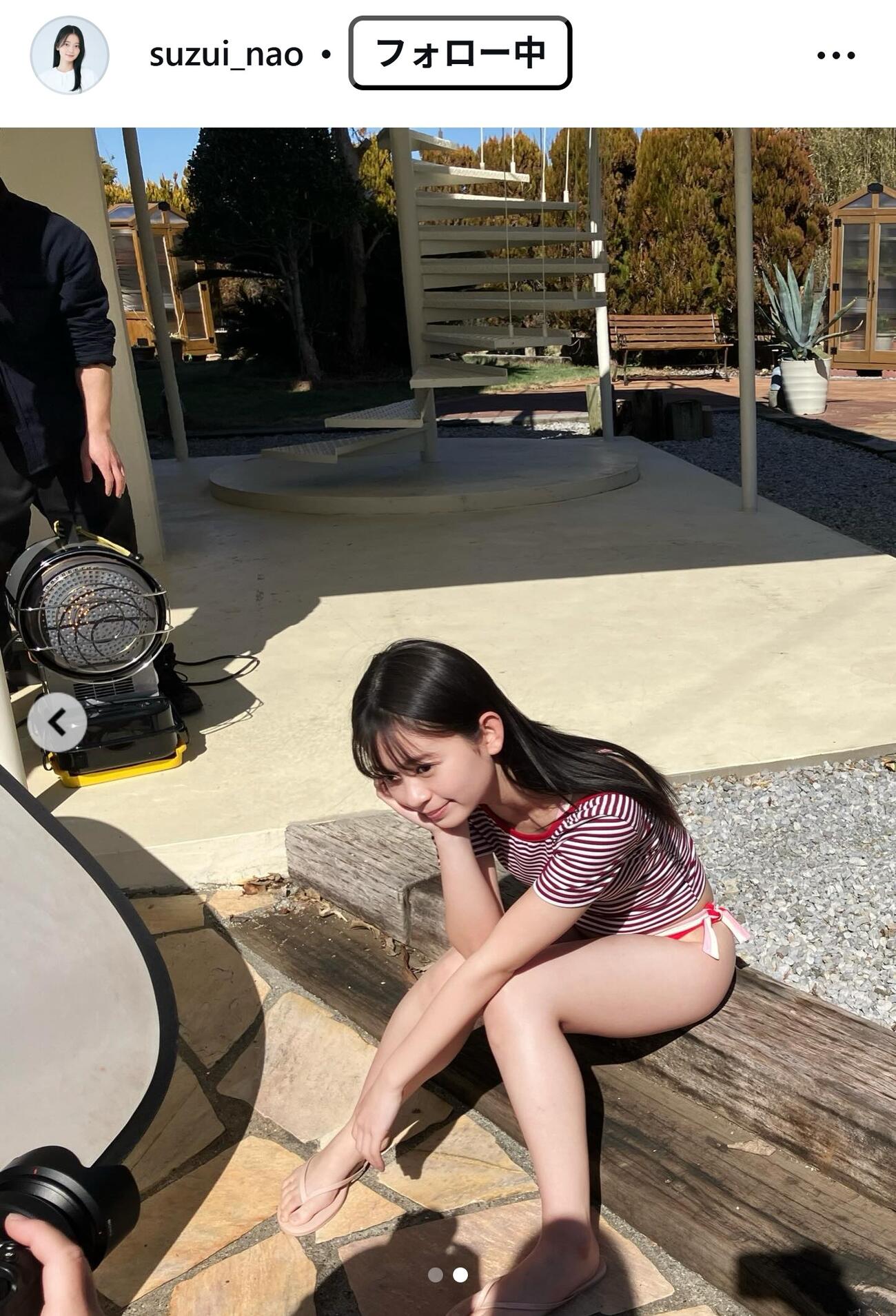 涼井菜生のインスタグラムから