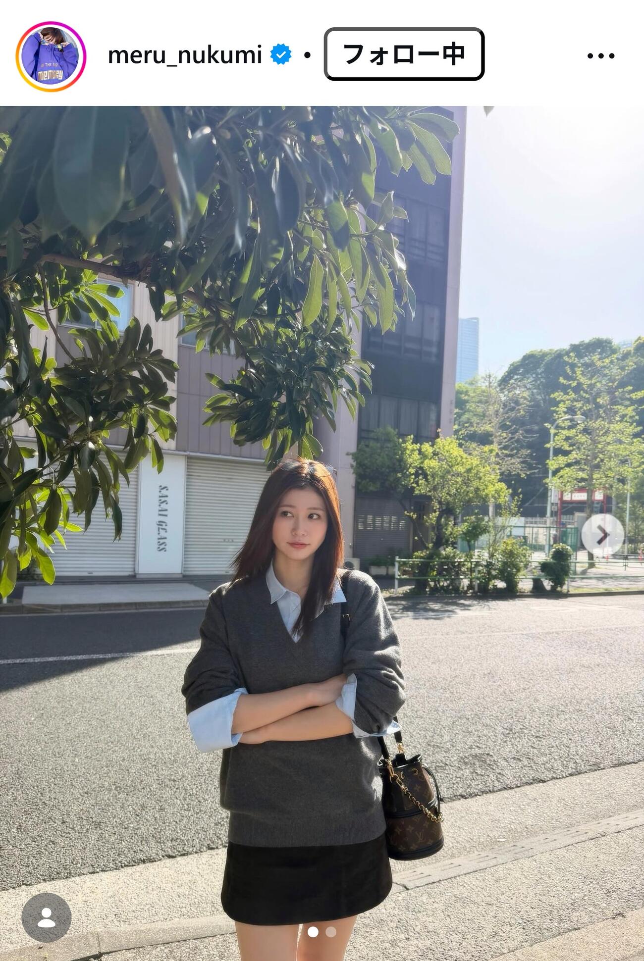 生見愛瑠のインスタグラムから