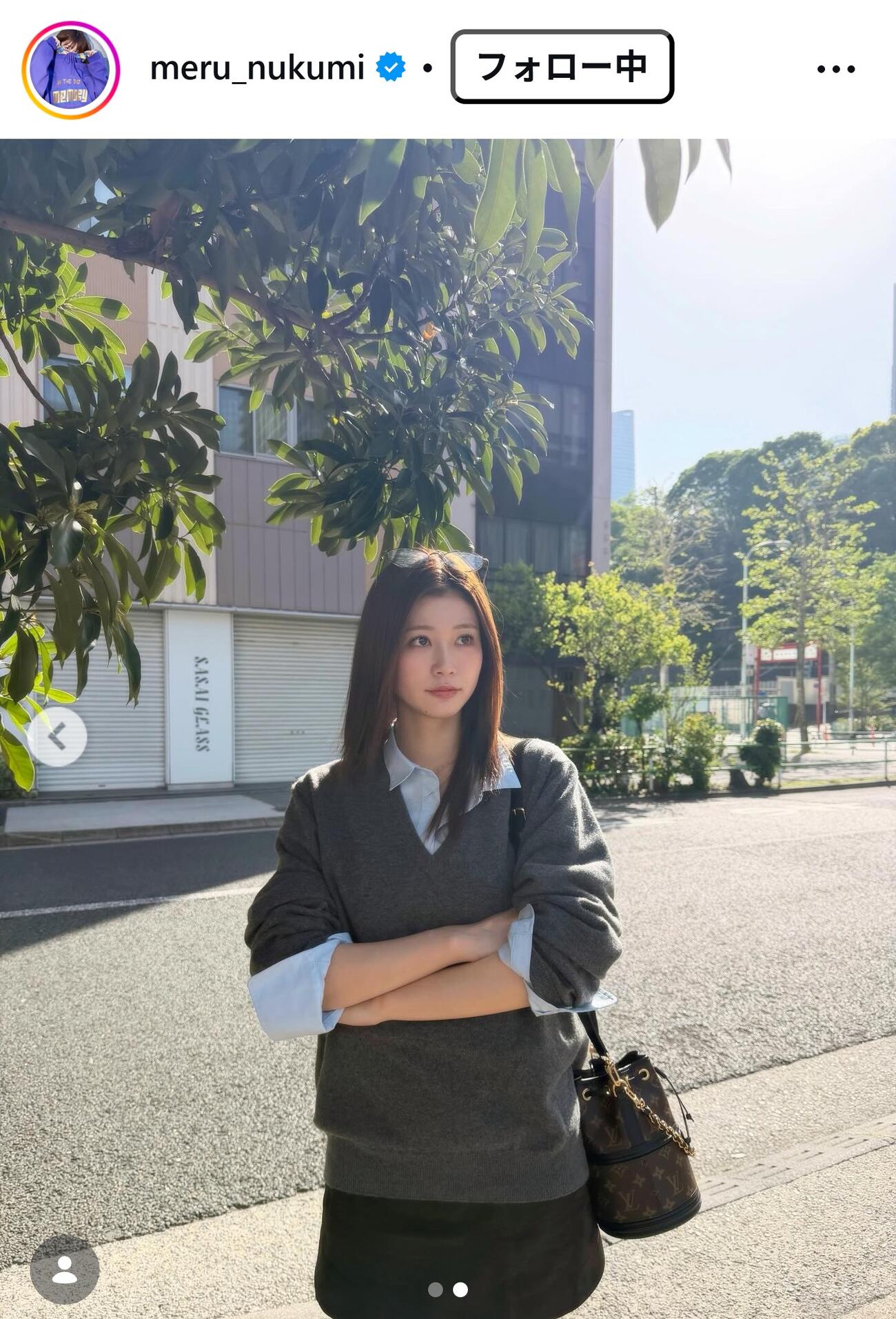 生見愛瑠のインスタグラムから