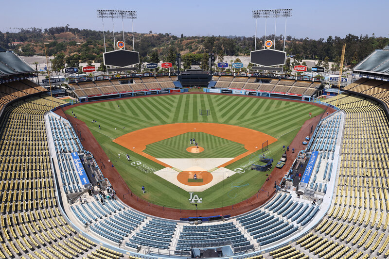 ドジャースタジアム（2023年7月撮影）