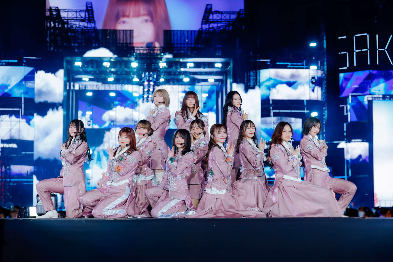 「5th YEAR ANNIVERSARY LIVE」を行った櫻坂46（（C）Seed＆Flower LLC）