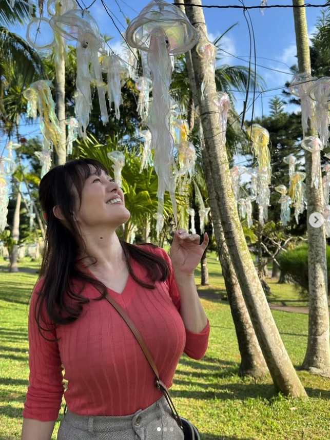 竹中知華アナのインスタグラムから