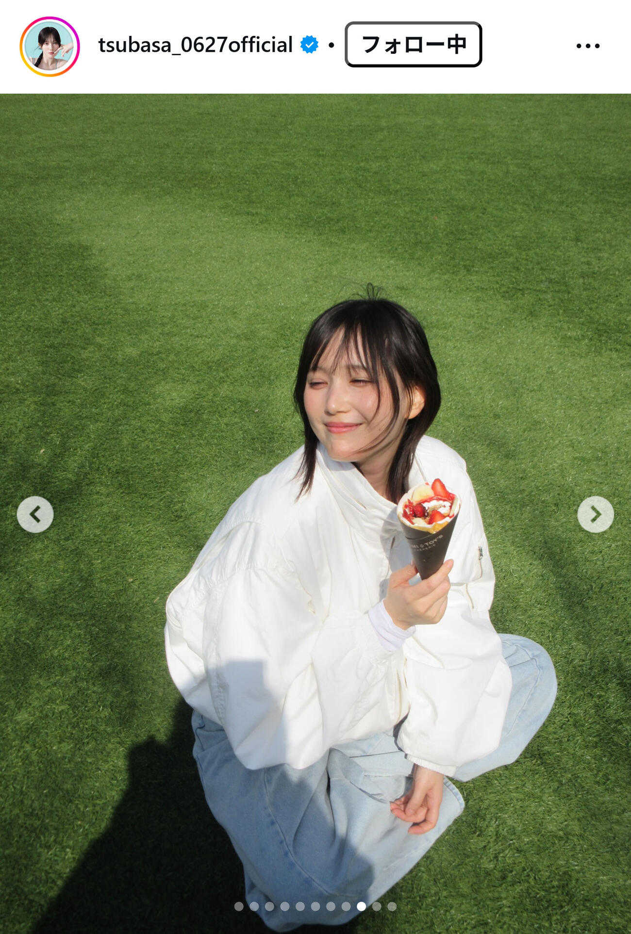 本田翼のインスタグラムから