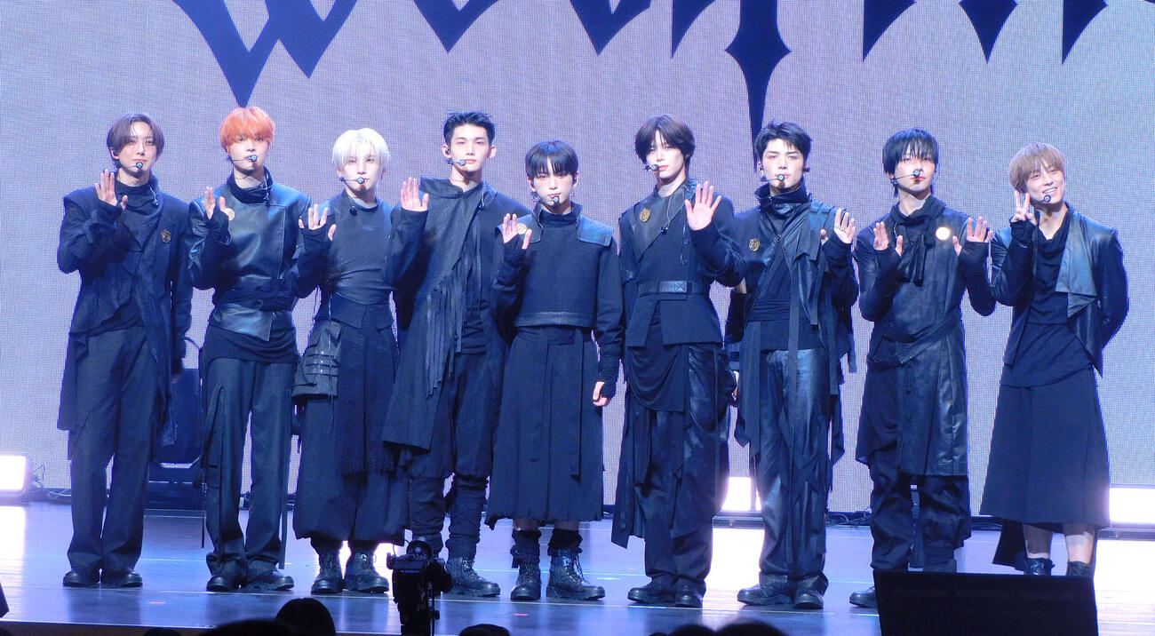 3rdEP SHOWCASE「We on Fire」を開催した＆TEAM（撮影・寺本吏輝）