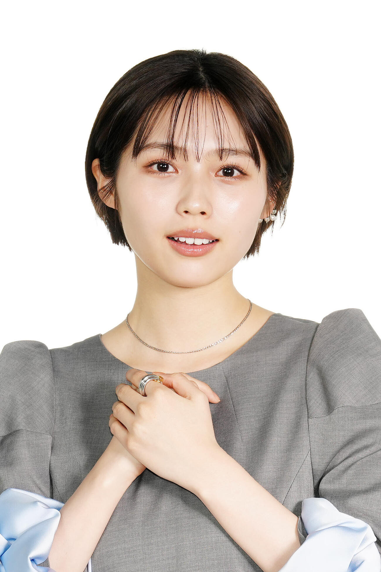 フジテレビの連続ドラマ「share」に池田匡志とダブル主演する秋田汐梨（撮影・江口和貴）