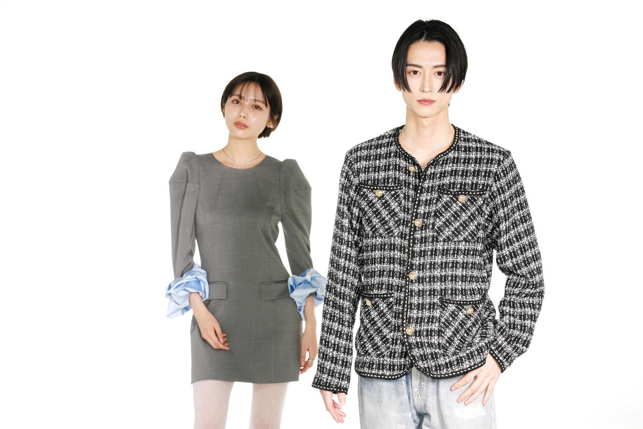 フジテレビの連続ドラマ「share」に秋田汐梨（左）とダブル主演する池田匡志（撮影・江口和貴）