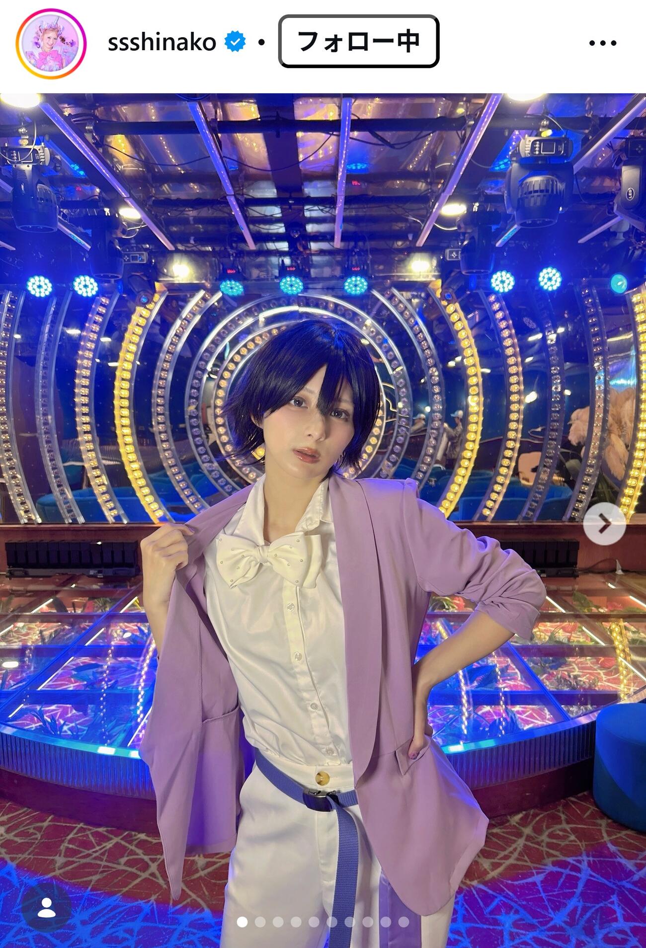 しなこのインスタグラムから