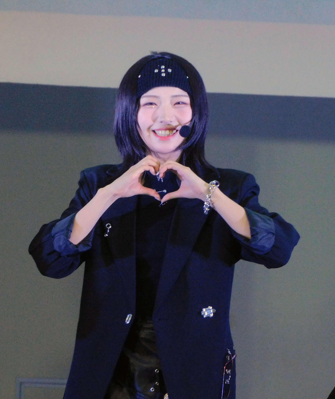 8thデジタルシングル「7秒のレジスタンス」リリースイベントを行ったWHITE SCORPION・NAVI（撮影・寺本吏輝）