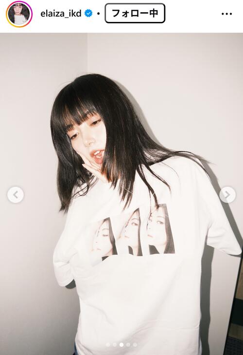 池田エライザが池田エライザ顔写真入りTシャツ＆パーカ「めっちゃ